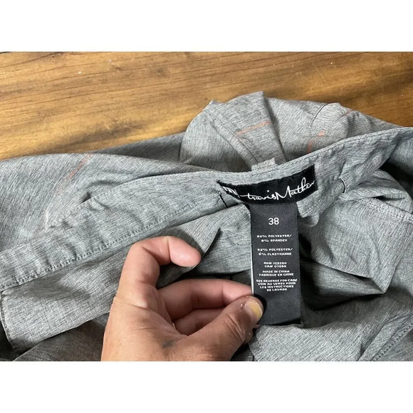 Travis Mathew Men's Gray Palm Tree Golf Shorts Size 38 - Picture 4 of 13